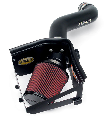 Airaid 04-08 Dodge Durango / 07-08 Aspen 5.7L Hemi CAD Intake System w/ Tube (Oiled / Red Media) - 300-156