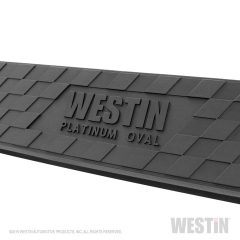 Westin 19-22 Chevrolet Silverado 1500 DC Platinum 4 Oval Nerf Step Bars - SS - 21-4120