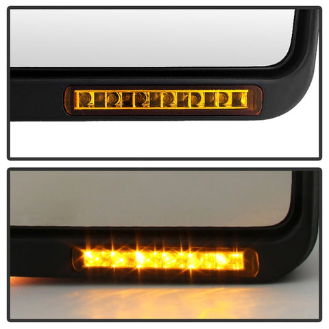 Xtune Ford F150 07-14 Power Heated Amber LED Signal OE Mirror Left MIR-03349EH-P-L - 9935336