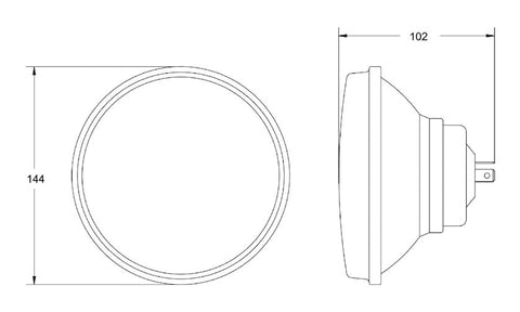 Hella Headlamp ESH FAPO 1A3 - 002850031