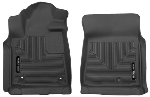 Husky Liners 12-14 Toyota Tundra Pickup(Crew / Ext / Std Cab) X-Act Contour Black Front Floor Liners - 53711