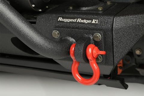 Rugged Ridge Red 7/8in D-Shackles - 11235.13