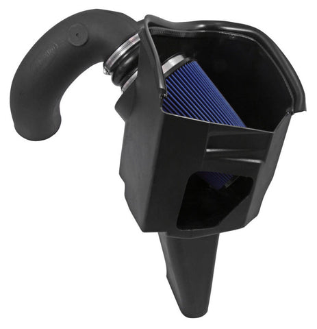 Airaid 10-12 Dodge Ram 6.7L Cummins MXP Intake System w/ Tube (Dry / Blue Media) - 303-254