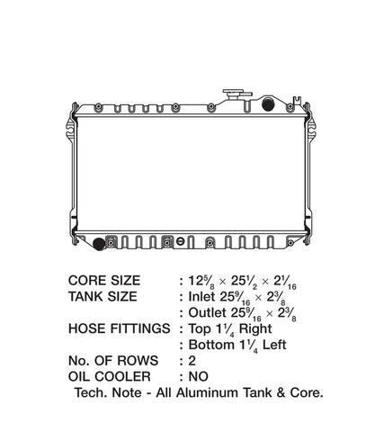 CSF 89-97 Mazda Miata Radiator - 2862