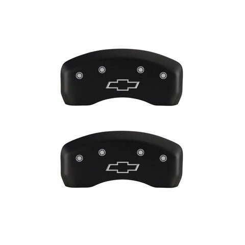 MGP 4 Caliper Covers Engraved Front & Rear 16-17 Chevy Malibu L/LS/Premier/LT - 14244SBOWRD