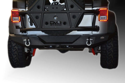 DV8 Offroad 07-18 Jeep Wrangler JK Rear Bumper Full Length - RBSTTB-09