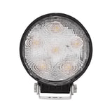 Westin LED Work Utility Light Round 4.5 inch Flood w/3W Epistar - Black - 09-12005