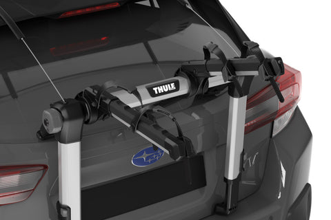 Thule OutWay Hanging-Style Trunk Bike Rack (Up to 2 Bikes) - Silver/Black - 994005