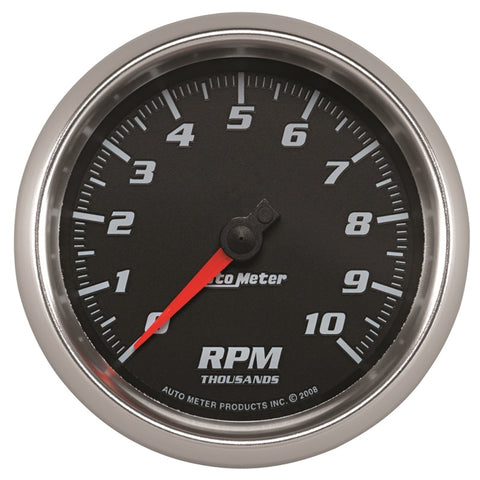 Autometer Pro-Cycle Gauge Tachometer 3 3/8in 10K Rpm Black - 19698