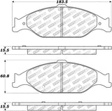 StopTech Street Select Brake Pads - Rear - 305.08040