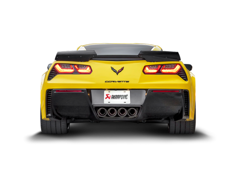 Akrapovic 14-19 Chevrolet Corvette Stingray (Excl Grand Sport) Slip-On Line (Titanium) w/Carbon Tips - MTP-CO/TI/1