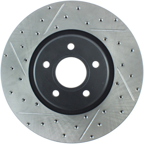 StopTech Slotted & Drilled Sport Brake Rotor - 127.39038R