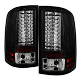 Spyder GMC Sierra 07-13 (Not fit 3500 Dually 4 Rear Wheels)LED Tail Lights Black ALT-YD-GS07-LED-BK - 5014948