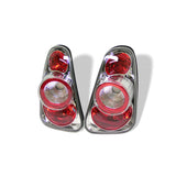 Spyder Mini Cooper 02-06/Cooper Convertibles 05-08 Euro Style Tail Lights Chrome ALT-YD-MC02-C - 5006257