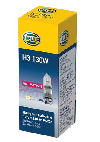 Hella BULB H3 12V 130W PK22s T3.25 - H3 130W