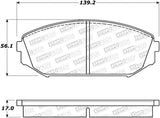 StopTech Street Select Brake Pads - 305.07930