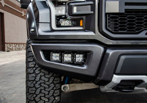 N-Fab LBM Bumper Mounts 2017 Ford Raptor - Tex. Black - F183FB