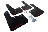 Rally Armor 13-16 Dodge Dart Black UR Mud Flap w/ Red Logo - MF39-UR-BLK/RD