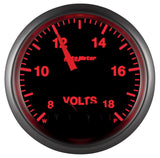 Autometer Elite 52.4mm Peak & Warn w/ Electronic Control 8-18 Volt Voltmeter - 5683