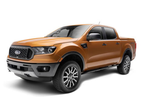 N-Fab RKR Rails 2019 Ford Ranger Crew Cab All Beds - Cab Length - Tex. Black - F194RKRCC