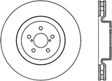 StopTech Power Slot 04 STi CRYO (5x100) Front Left Rotor - 126.47019CSL