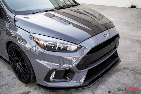 Seibon 2015-2016 Ford Focus RS Carbon Fiber Hood - HD16FDFO-RS