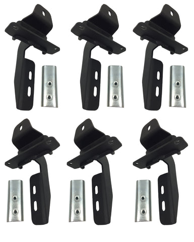 Go Rhino 18-20 Jeep Wrangler JLU Brackets for OE Xtreme Cab Length SideSteps - 6845065