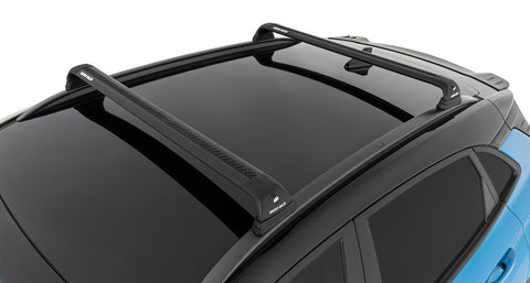 Rhino-Rack 18-22 Hyundai Kona 1st Gen 5 Door SUV w/Flush Rails Vortex RVP 2 Bar Roof Rack - Black - RVP69