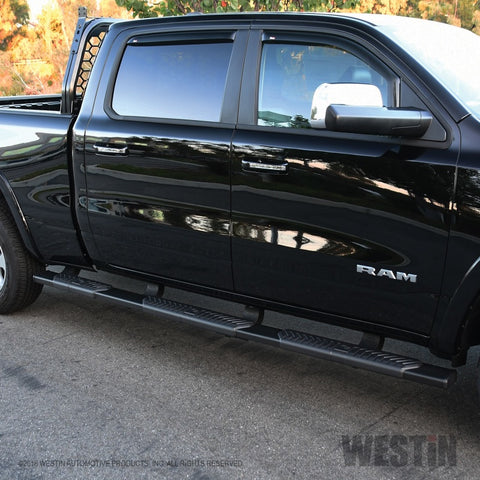 Westin 19-21 Ram 1500 Crew Cab R5 M-Series Wheel-to-Wheel Nerf Step Bars - Black - 28-534705