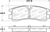 StopTech Street Brake Pads - 308.07540