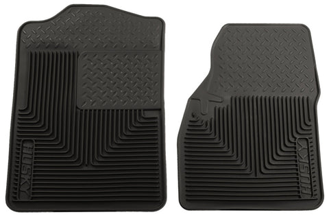 Husky Liners 94-01 Dodge Ram 1500/2500/3500/80-96 Ford Bronco Heavy Duty Black Front Floor Mats - 51041