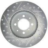 StopTech Select Sport 90-01 Acura Integra (exc. Type R) Slotted and Drilled Left Front Rotor - 227.40021L