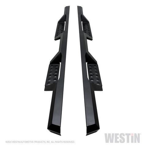 Westin 99-13 Chevy/GMC Silverado/Sierra 1500 Ext Cab HDX Drop Nerf Step Bars - Textured Black - 56-11685