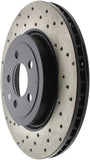 StopTech Drilled Sport Brake Rotor - 128.63061R