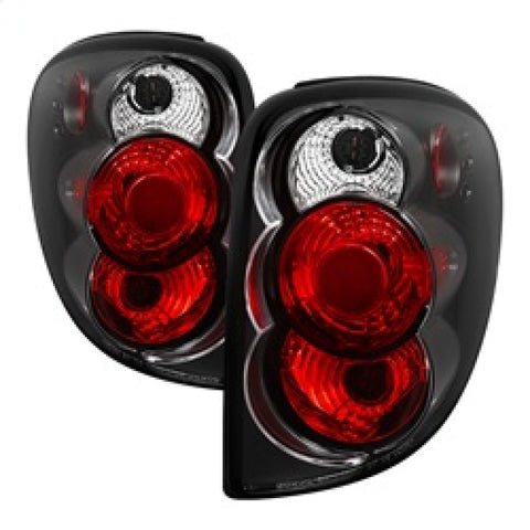 Spyder Dodge Caravan/Grand Caravan 01-07 Euro Style Tail Lights Black ALT-YD-DC01-BK - 5002211