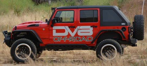 DV8 Offroad 07-18 Jeep Wrangler JK Metal Heat Dispersion Hood - Primer Black - HDMB07-02