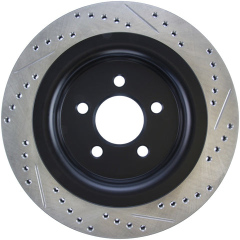 StopTech Slotted & Drilled Sport Brake Rotor - 2015 Ford Mustang GT - Rear Right - 127.61109R