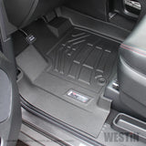 Westin 2012-2017 Dodge/Chrysler/Volkswagen Grand Caravan Wade Sure-Fit Floor Liners Front - Black - 72-110090