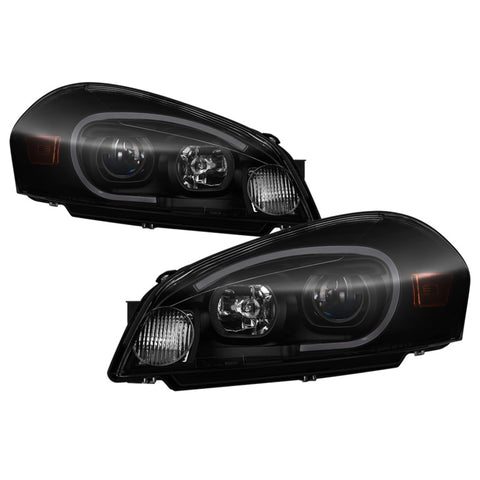 xTune 06-13 Chevrolet Impala LED Light Bar Headlights - Black Smoke (PRO-JH-CIM06-LB-BSM) - 9042256