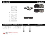 StopTech Performance ST-22 2-Piston Rear Caliper Brake Pads - 309.09610