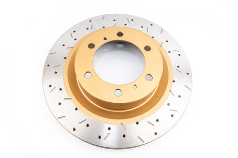 DBA 2012 Toyota 4Runner/11-12 FJ Cruiser Front Drilled and Slotted 4000 Series Rotor - 42736XS