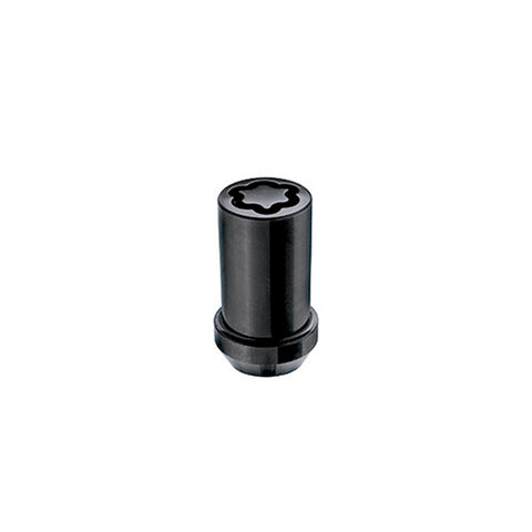 McGard Wheel Lock Nut Set - 5pk. (Tuner / Cone Seat) 1/2-20 / 13/16 Hex / 1.60in. Length - Black - 25540BK