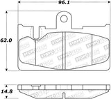 StopTech Street Rear Brake Pads 01-06 Lexus LS430 - 308.08710