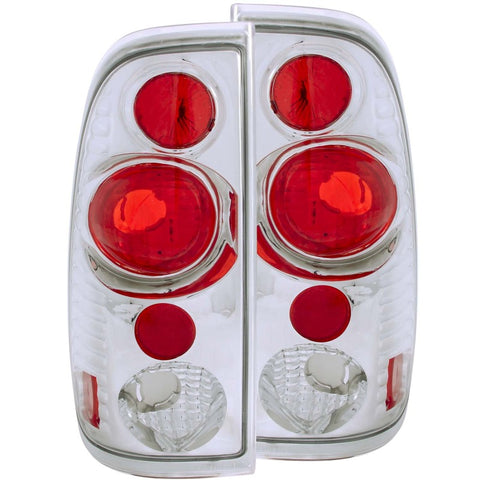 ANZO 1997-2003 Ford F-150 Taillights Chrome G2 - 211063
