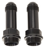 Russell Performance 7/8in -20 x -6 AN Male Flare Extended (2 pcs.) (Black) - 640363