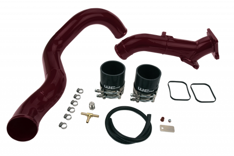 Wehrli 01-04 Chevrolet 6.6L LB7 Duramax 3in Y-Bridge Kit - Sparkle Granny Smith - WCF100693-SGS