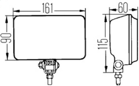 Hella Headlamp Zfh 0/180Gr Sw Mk Mgs12 1Fb - 005860631