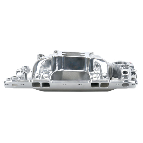 Edelbrock Polished S/B Chevy RPM Air-Gap Manifold - 75011