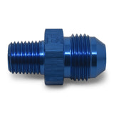 Russell Performance -4 AN to 1/4in NPT Straight Flare to Pipe (Blue) - 660430