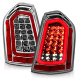 ANZO 11-14 Chrysler 300 LED Taillights Chrome w/ Sequential - 321344